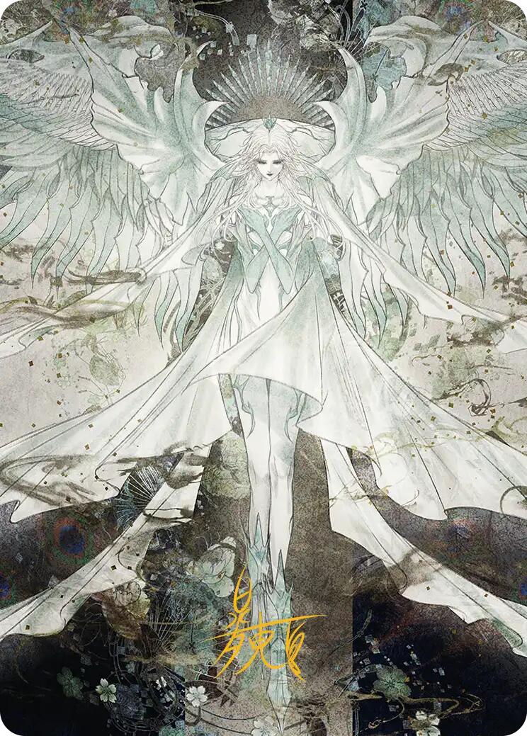 Hydaelyn, the Mothercrystal Art Card (Gold-Stamped Signature) [FINAL FANTASY Art Series] | Mega City Incorporated