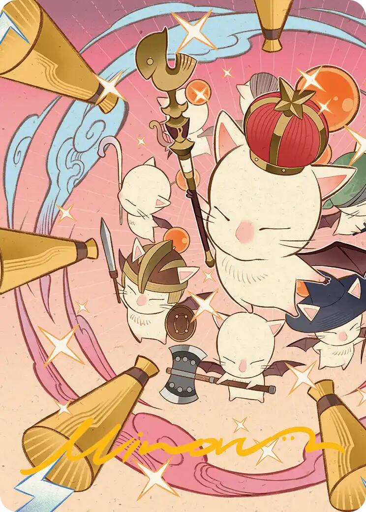 Summon: Good King Mog XII Art Card (Gold-Stamped Signature) [FINAL FANTASY Art Series] | Mega City Incorporated