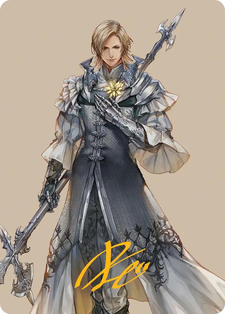 Dion, Bahamut's Dominant Art Card (Gold-Stamped Signature) [FINAL FANTASY Art Series] | Mega City Incorporated