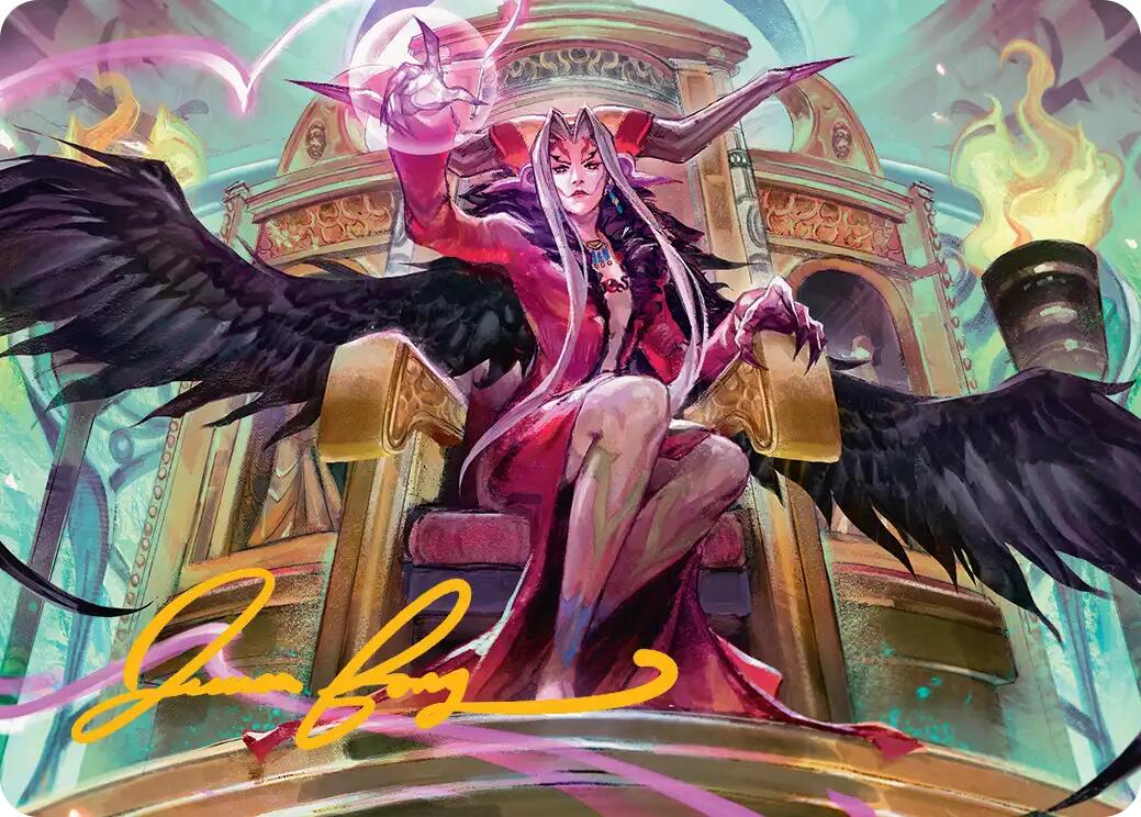 Sorceress's Schemes Art Card (Gold-Stamped Signature) [FINAL FANTASY Art Series] | Mega City Incorporated