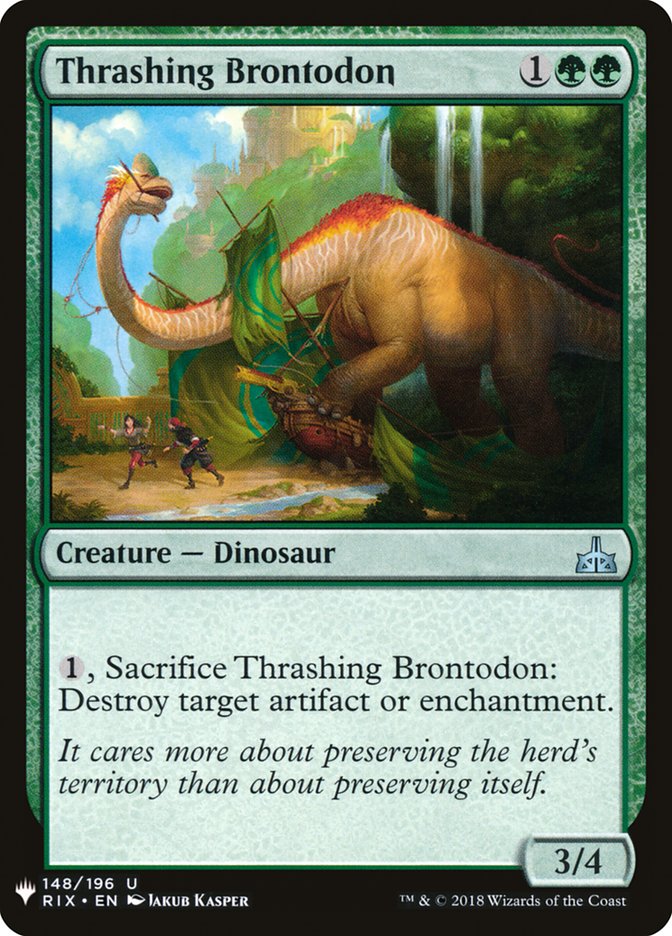 Thrashing Brontodon [Mystery Booster] | Mega City Incorporated