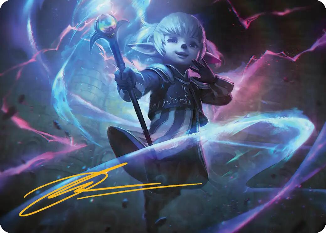 Shantotto, Tactician Magician Art Card (Gold-Stamped Signature) [FINAL FANTASY Art Series] | Mega City Incorporated
