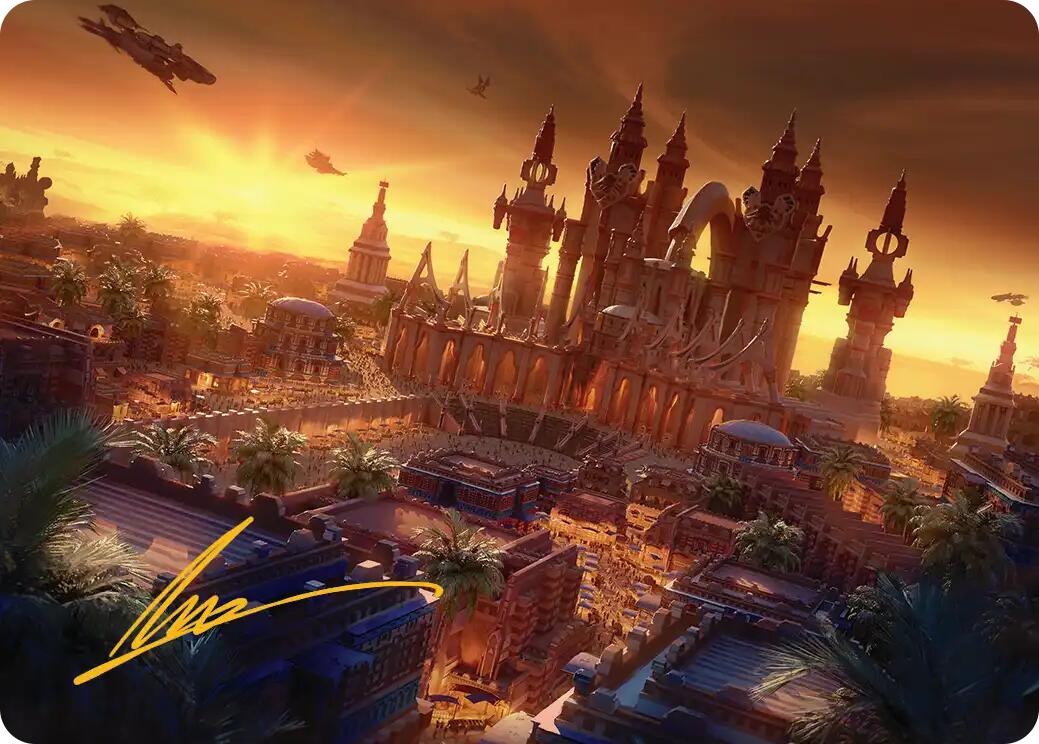 Rabanastre, Royal City Art Card (Gold-Stamped Signature) [FINAL FANTASY Art Series] | Mega City Incorporated
