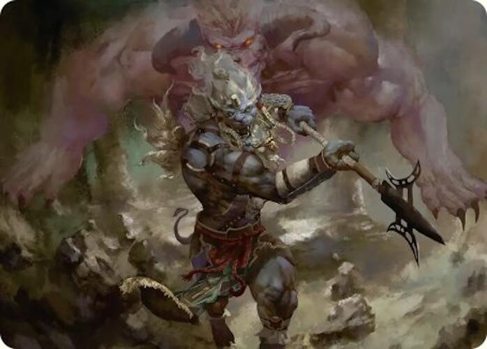 Kimahri, Valiant Guardian Art Card [FINAL FANTASY Art Series] | Mega City Incorporated