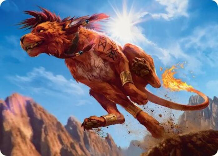 Red XIII, Proud Warrior Art Card [FINAL FANTASY Art Series] | Mega City Incorporated