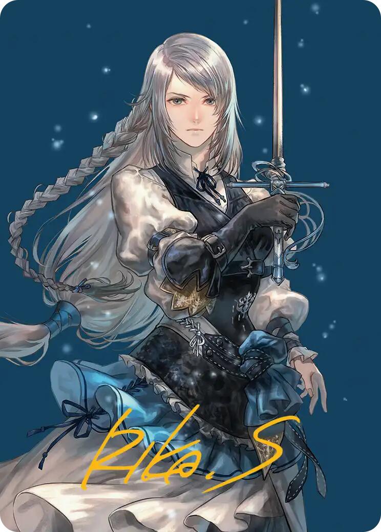 Jill, Shiva's Dominant Art Card (Gold-Stamped Signature) [FINAL FANTASY Art Series] | Mega City Incorporated