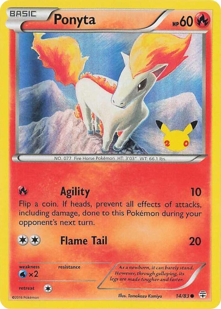 Ponyta (014/083) (UK Exclusive Promo) [Miscellaneous Cards] | Mega City Incorporated