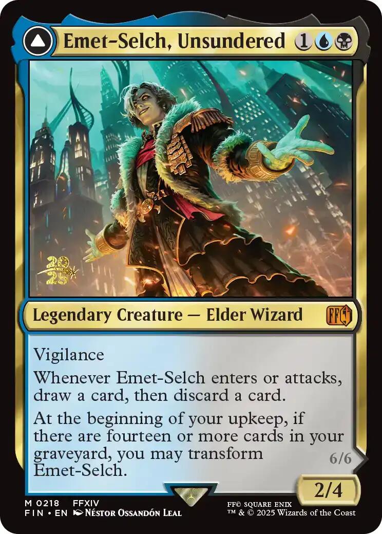 Emet-Selch, Unsundered // Hades, Sorcerer of Eld [FINAL FANTASY Prerelease Promo] | Mega City Incorporated