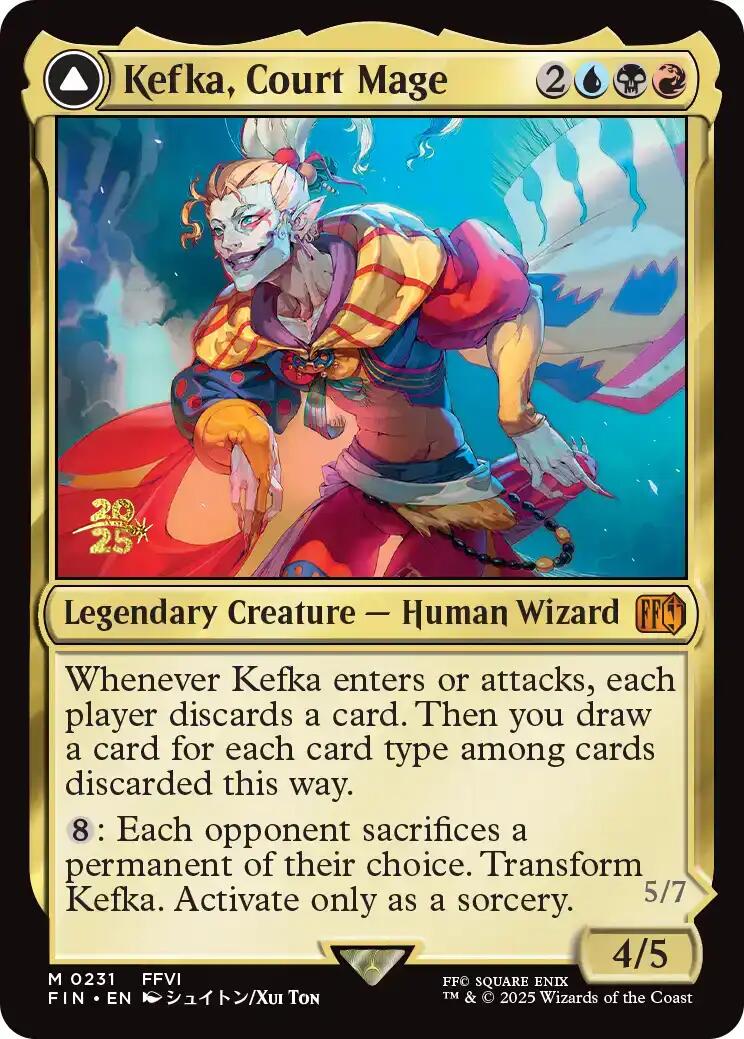 Kefka, Court Mage // Kefka, Ruler of Ruin [FINAL FANTASY Prerelease Promo] | Mega City Incorporated