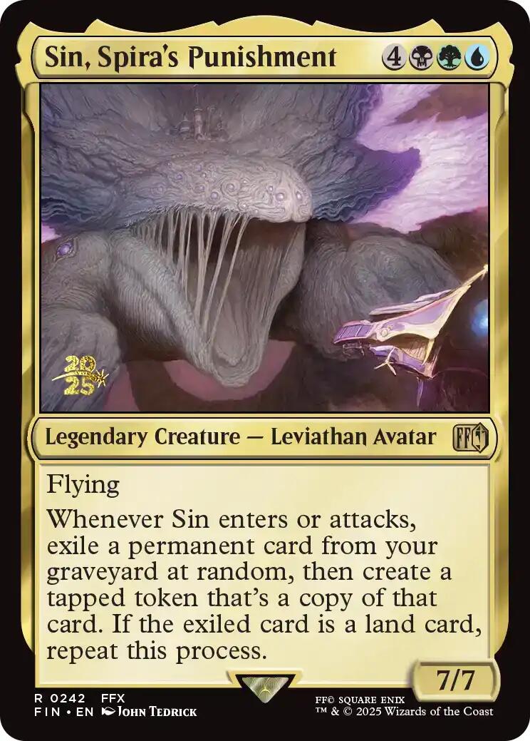 Sin, Spira's Punishment [FINAL FANTASY Prerelease Promo] | Mega City Incorporated
