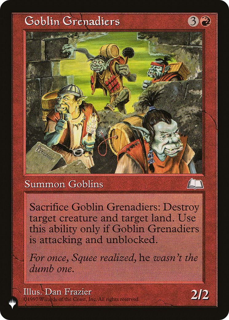 Goblin Grenadiers [The List] | Mega City Incorporated