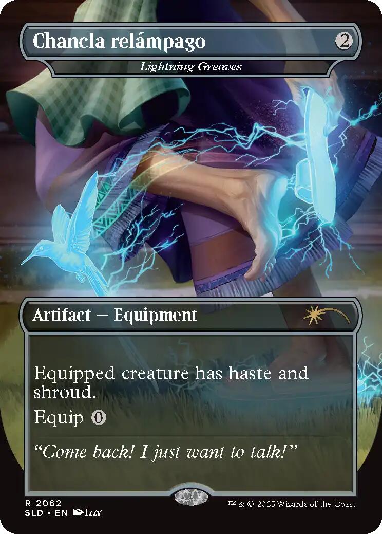 Chancla relampago - Lightning Greaves [Secret Lair Drop Series] | Mega City Incorporated
