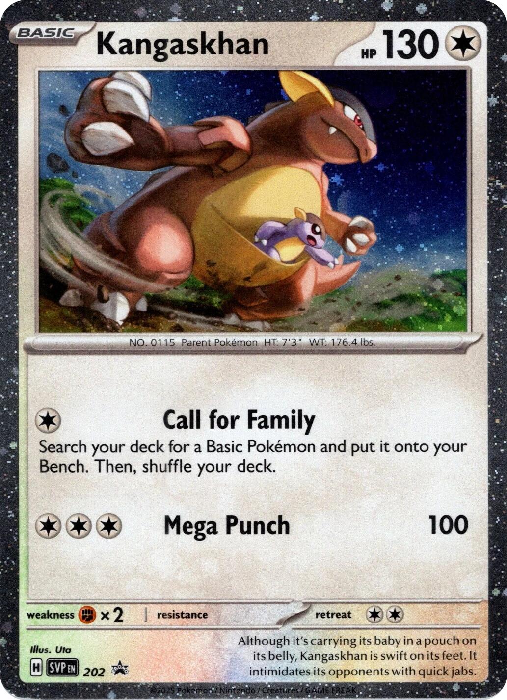Kangaskhan (202) (Cosmos Holo) [Scarlet & Violet: Black Star Promos] | Mega City Incorporated