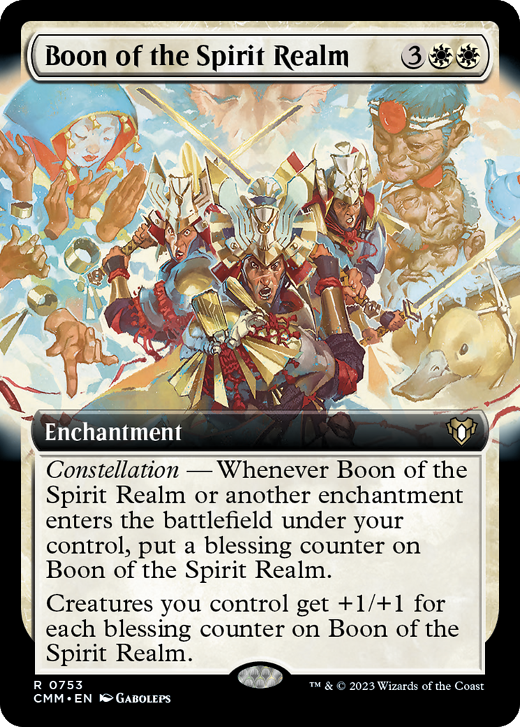 Boon of the Spirit Realm (Extended Art) [Commander Masters] | Mega City Incorporated