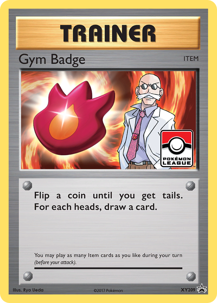 Gym Badge (XY209) (Blaine) [XY: Black Star Promos] | Mega City Incorporated