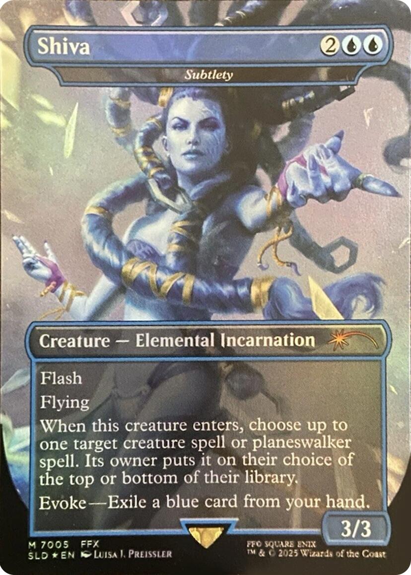 Shiva - Subtlety (Rainbow Foil) [Secret Lair Drop Series] | Mega City Incorporated