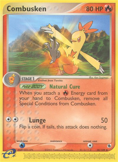 Combusken (28/109) [EX: Ruby & Sapphire] | Mega City Incorporated