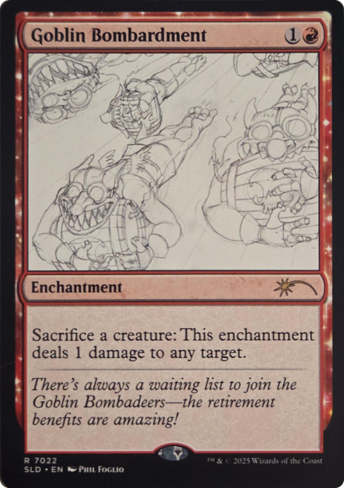 Goblin Bombardment (7022) [Secret Lair Drop Series] | Mega City Incorporated