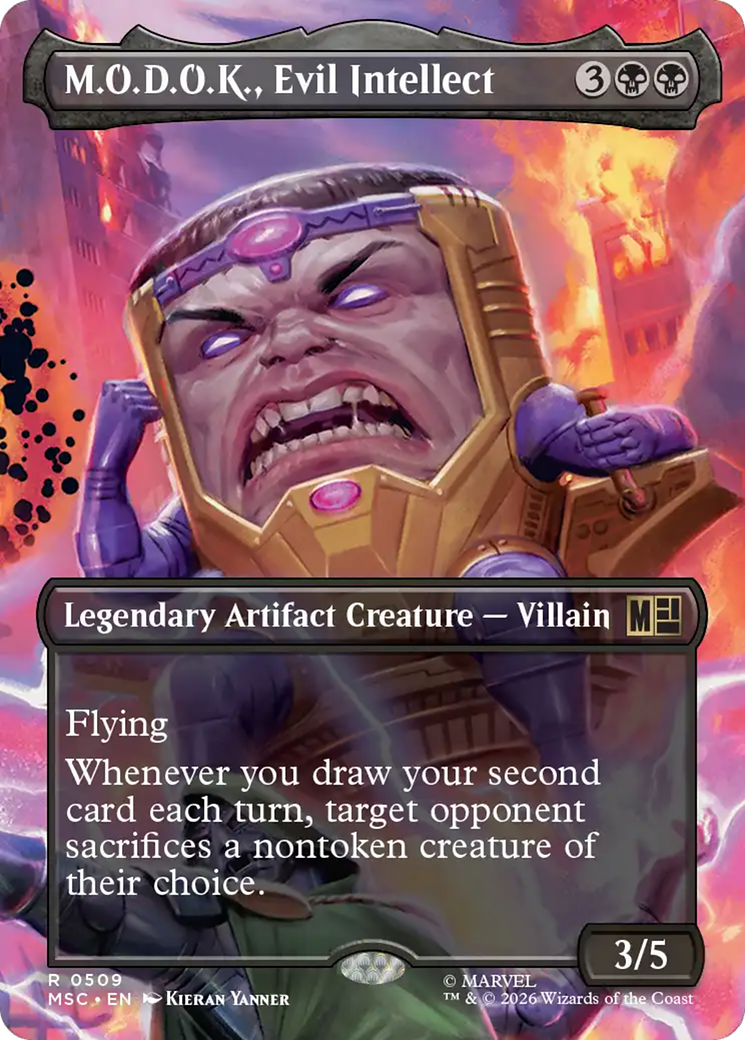 M.O.D.O.K., Evil Intellect (Borderless) [Marvel Super Heroes Commander] | Mega City Incorporated