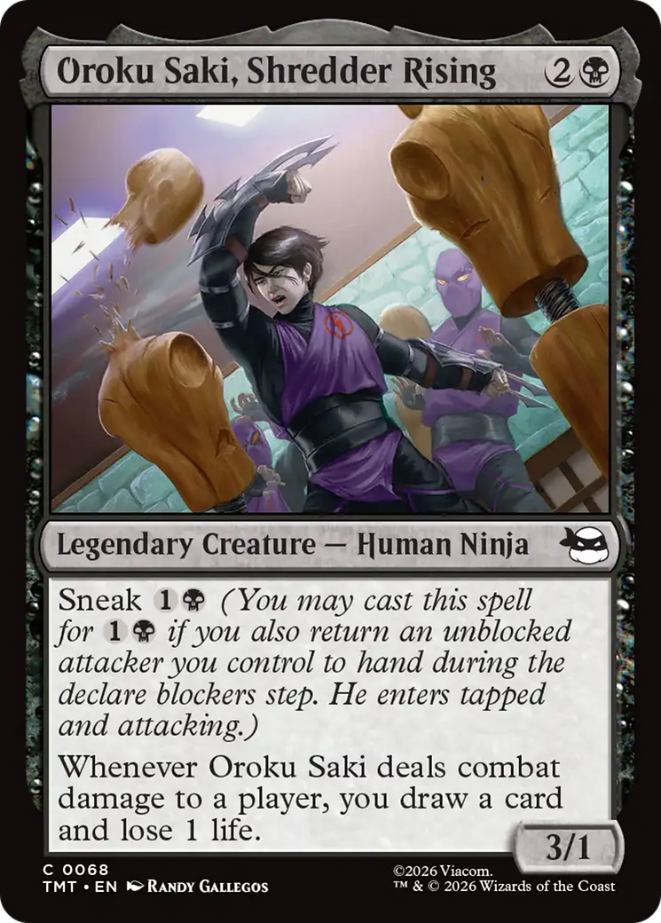 Oroku Saki, Shredder Rising [Teenage Mutant Ninja Turtles] | Mega City Incorporated
