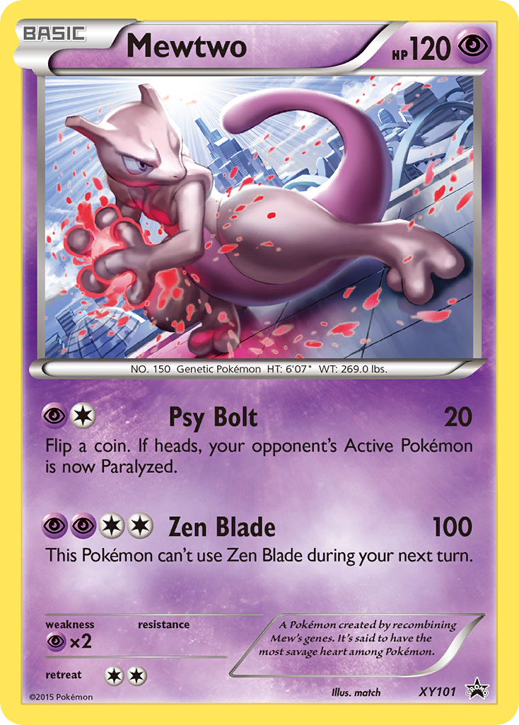 Mewtwo (XY101) [XY: Black Star Promos] | Mega City Incorporated