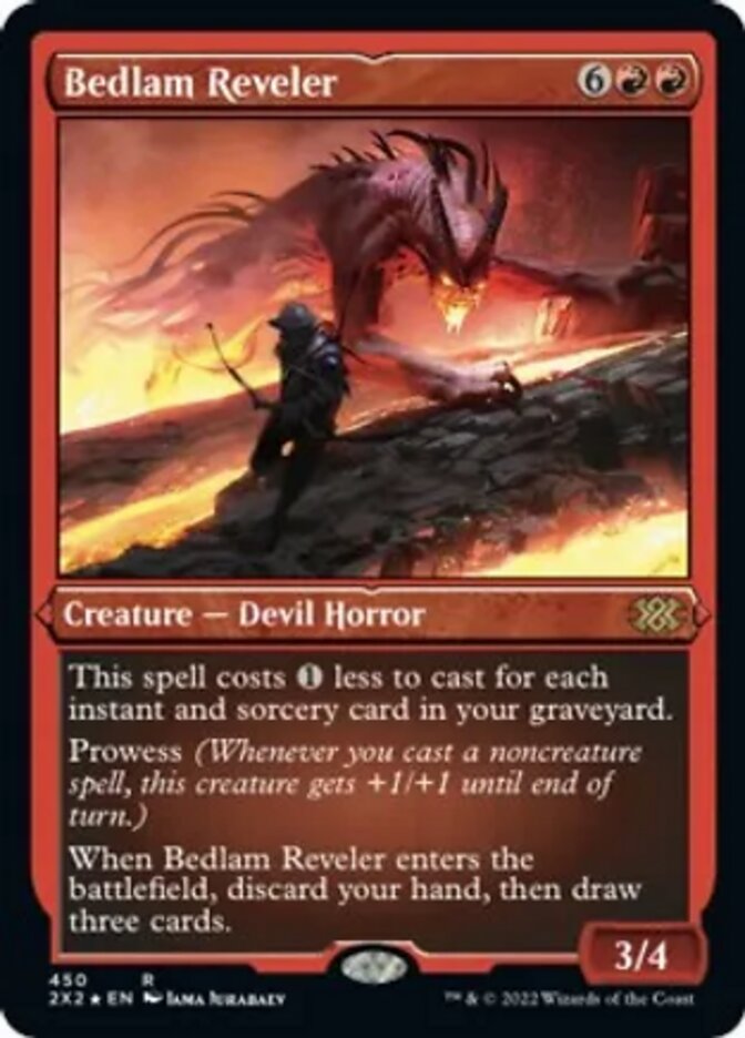 Bedlam Reveler (Foil Etched) [Double Masters 2022] | Mega City Incorporated