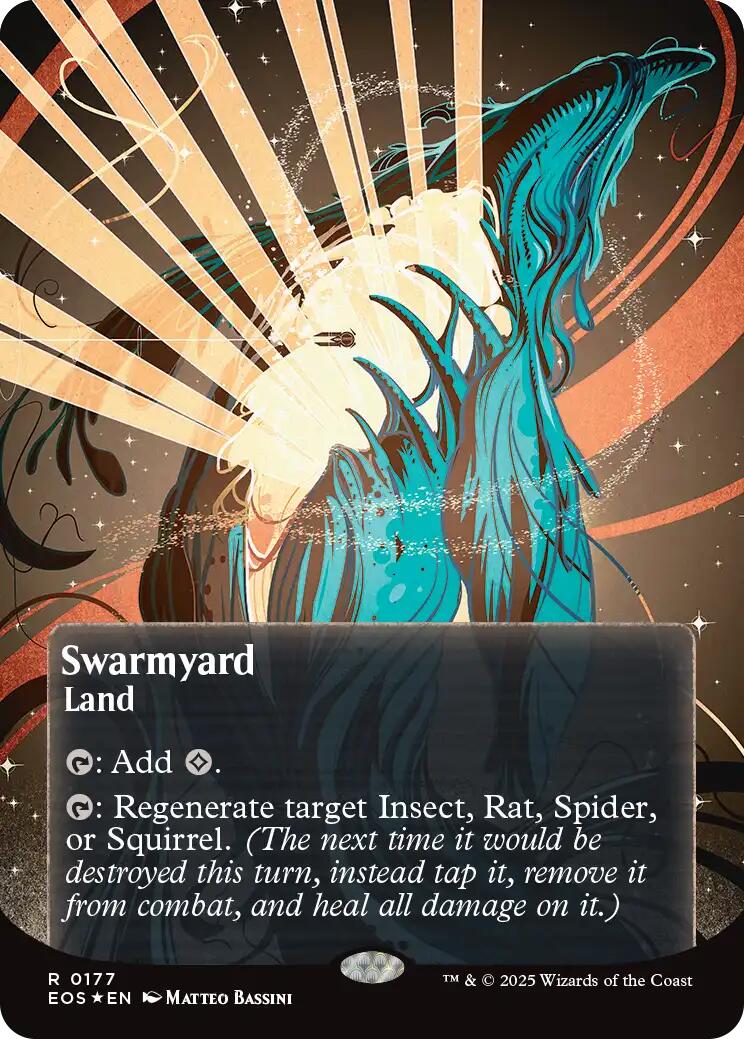Swarmyard (0087) (Borderless) (Galaxy Foil) [Edge of Eternities: Stellar Sights] | Mega City Incorporated