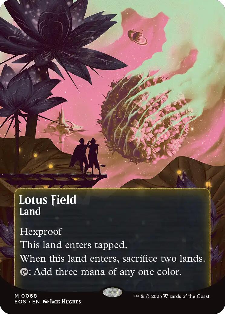 Lotus Field (0068) (Borderless) [Edge of Eternities: Stellar Sights] | Mega City Incorporated