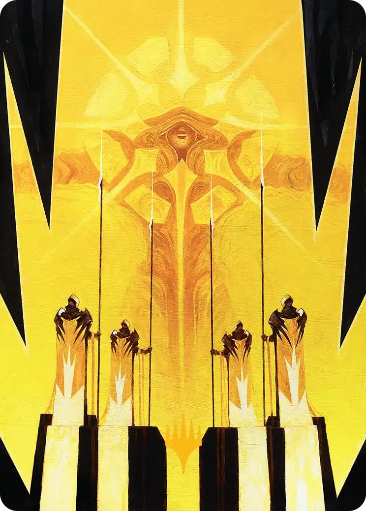 Hardlight Containment Art Card (Gold-Stamped Planeswalker Symbol) [Edge of Eternities Art Series] | Mega City Incorporated