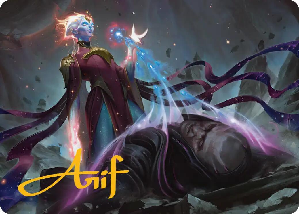 Lightstall Inquisitor Art Card (Gold-Stamped Signature) [Edge of Eternities Art Series] | Mega City Incorporated