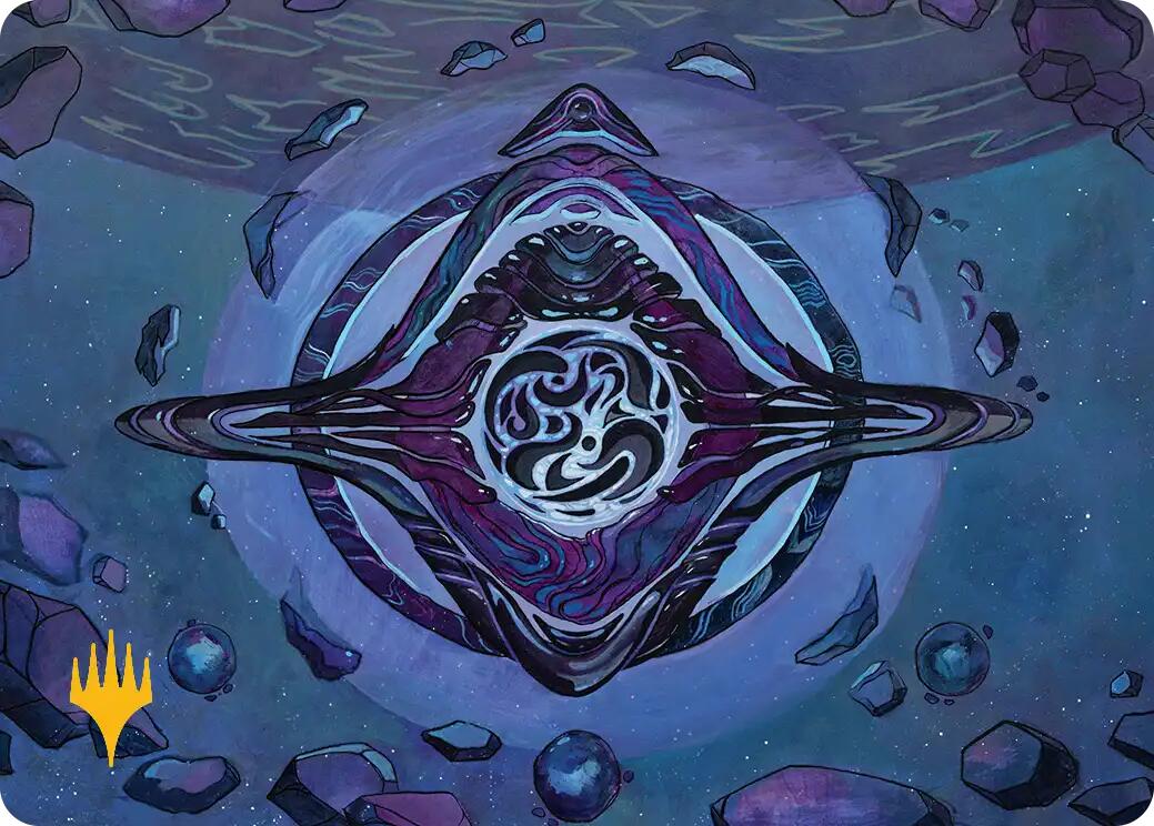 Archenemy's Charm Art Card (Gold-Stamped Planeswalker Symbol) [Edge of Eternities Art Series] | Mega City Incorporated