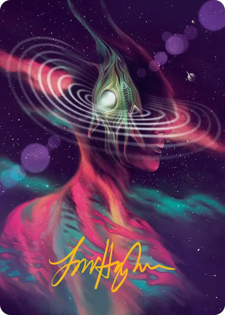 Terrasymbiosis Art Card (Gold-Stamped Signature) [Edge of Eternities Art Series] | Mega City Incorporated