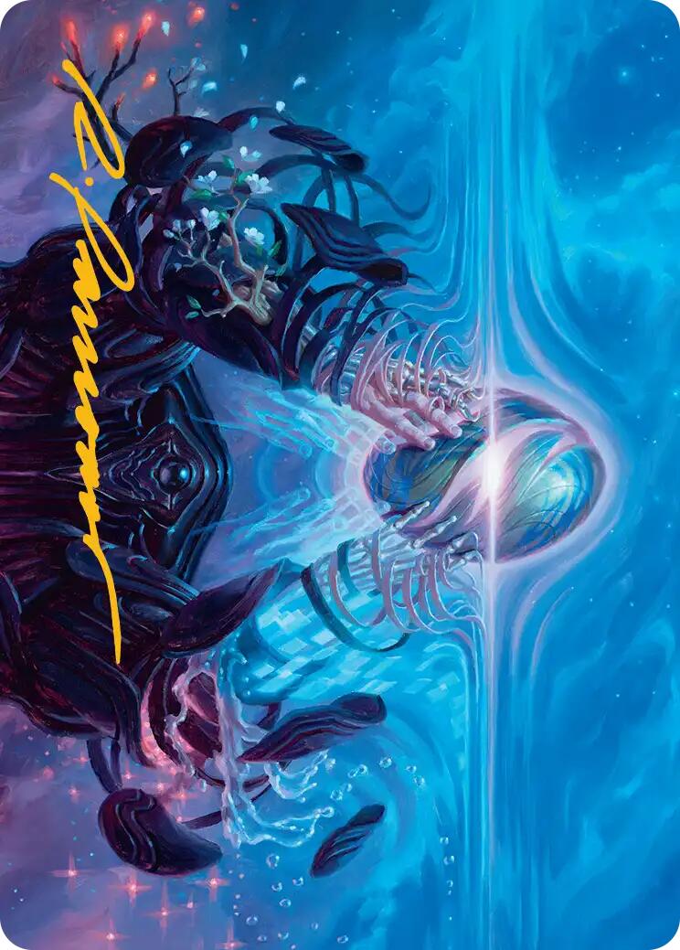 The Endstone Art Card (Gold-Stamped Signature) [Edge of Eternities Art Series] | Mega City Incorporated