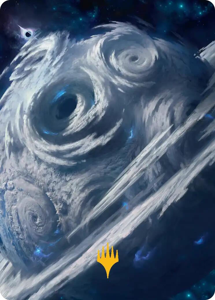 Uthros, Titanic Godcore Art Card (Gold-Stamped Planeswalker Symbol) [Edge of Eternities Art Series] | Mega City Incorporated