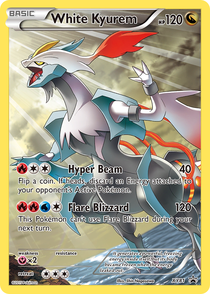 White Kyurem (XY81) (Full Art Promo) [XY: Black Star Promos] | Mega City Incorporated