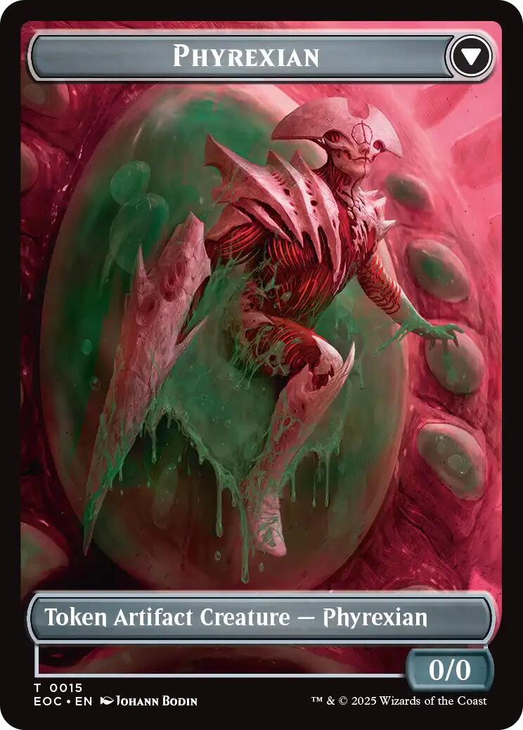 Incubator // Phyrexian Double-Sided Token [Edge of Eternities Commander Tokens] | Mega City Incorporated