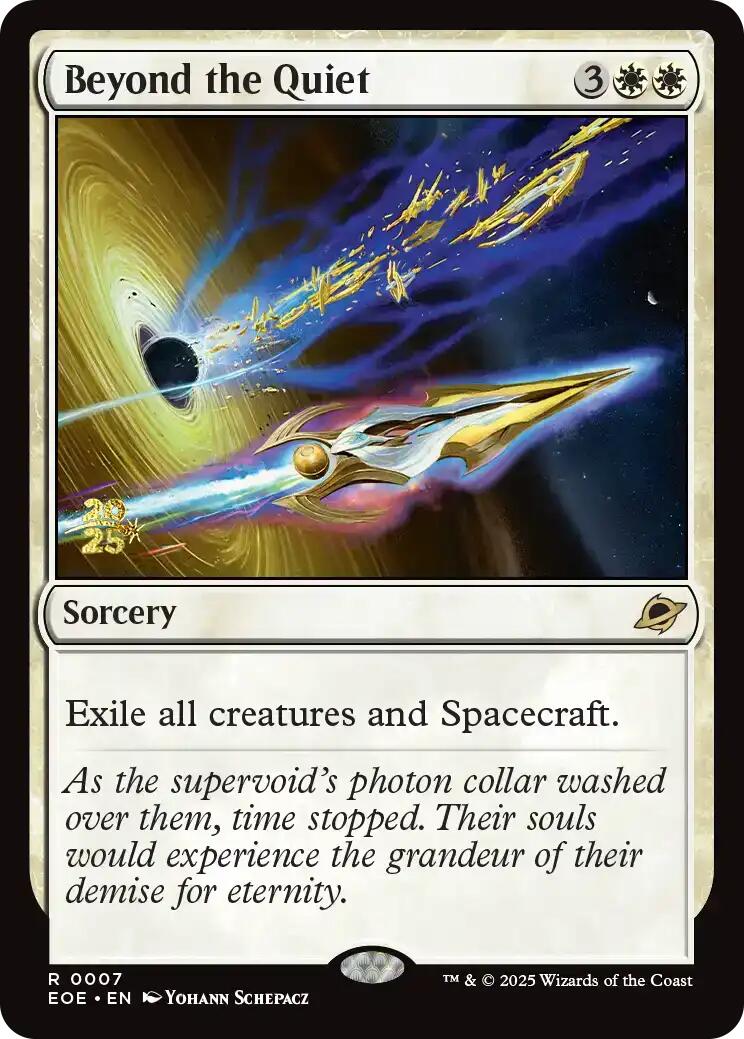 Beyond the Quiet [Edge of Eternities Prerelease Promos] | Mega City Incorporated