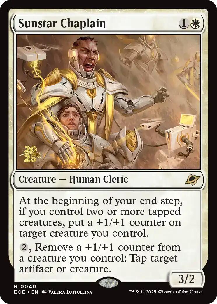 Sunstar Chaplain [Edge of Eternities Prerelease Promos] | Mega City Incorporated