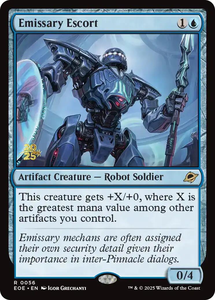 Emissary Escort [Edge of Eternities Prerelease Promos] | Mega City Incorporated