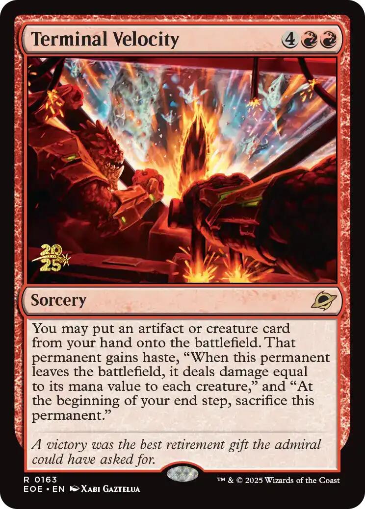 Terminal Velocity [Edge of Eternities Prerelease Promos] | Mega City Incorporated