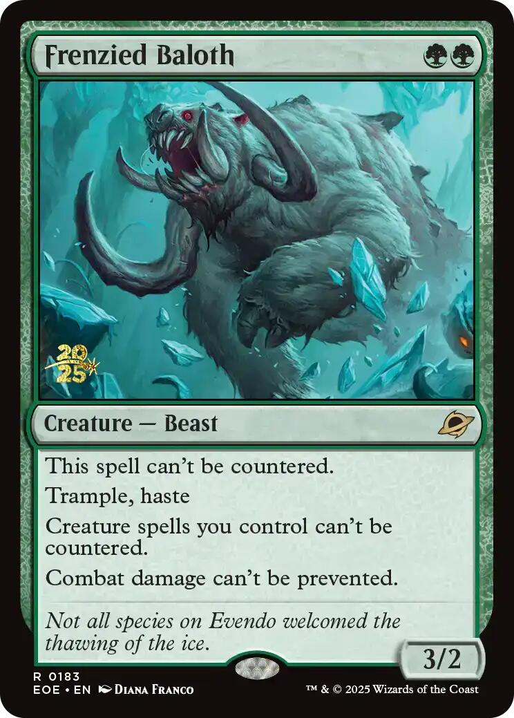 Frenzied Baloth [Edge of Eternities Prerelease Promos] | Mega City Incorporated