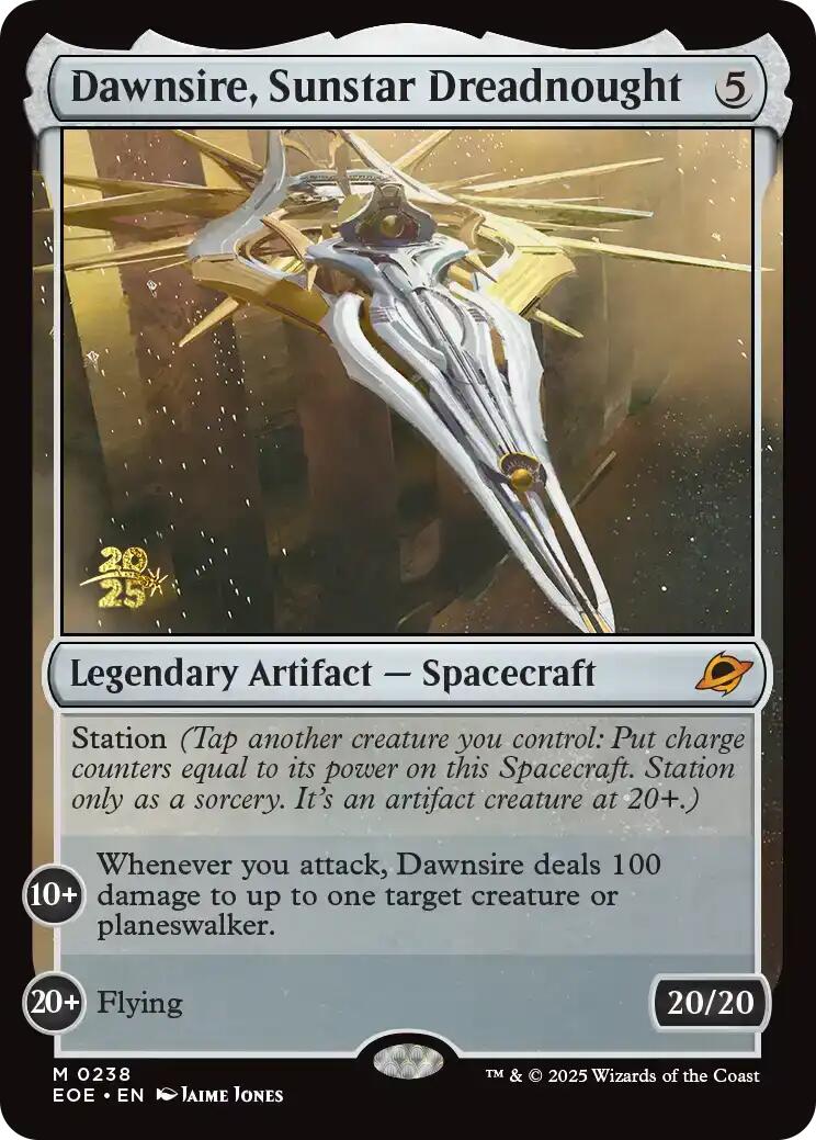 Dawnsire, Sunstar Dreadnought [Edge of Eternities Prerelease Promos] | Mega City Incorporated