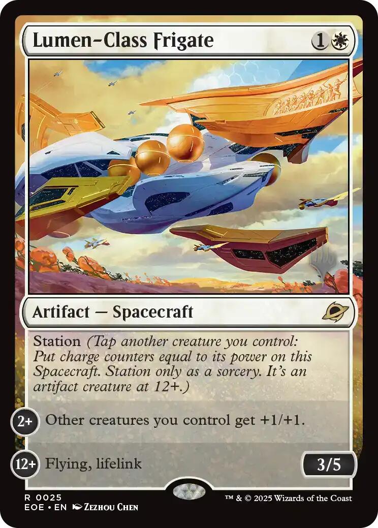 Lumen-Class Frigate [Edge of Eternities Promo Pack] | Mega City Incorporated