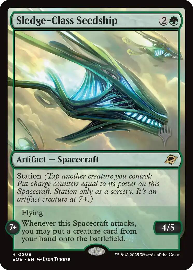 Sledge-Class Seedship [Edge of Eternities Promo Pack] | Mega City Incorporated
