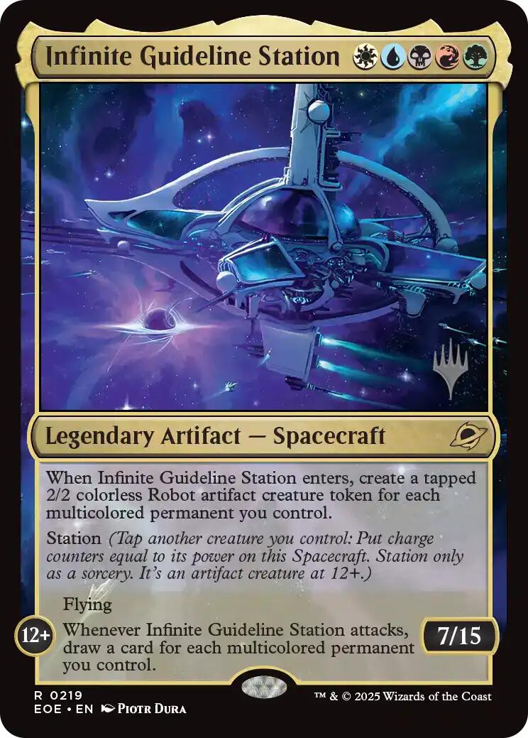 Infinite Guideline Station [Edge of Eternities Promo Pack] | Mega City Incorporated