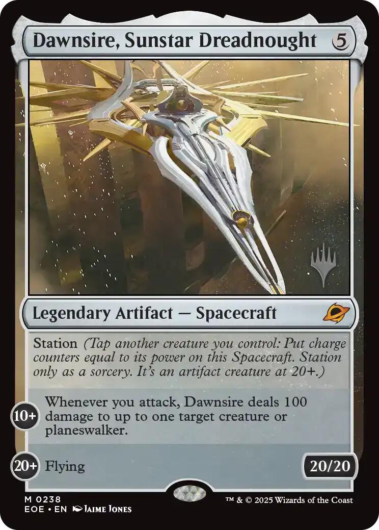 Dawnsire, Sunstar Dreadnought [Edge of Eternities Promo Pack] | Mega City Incorporated