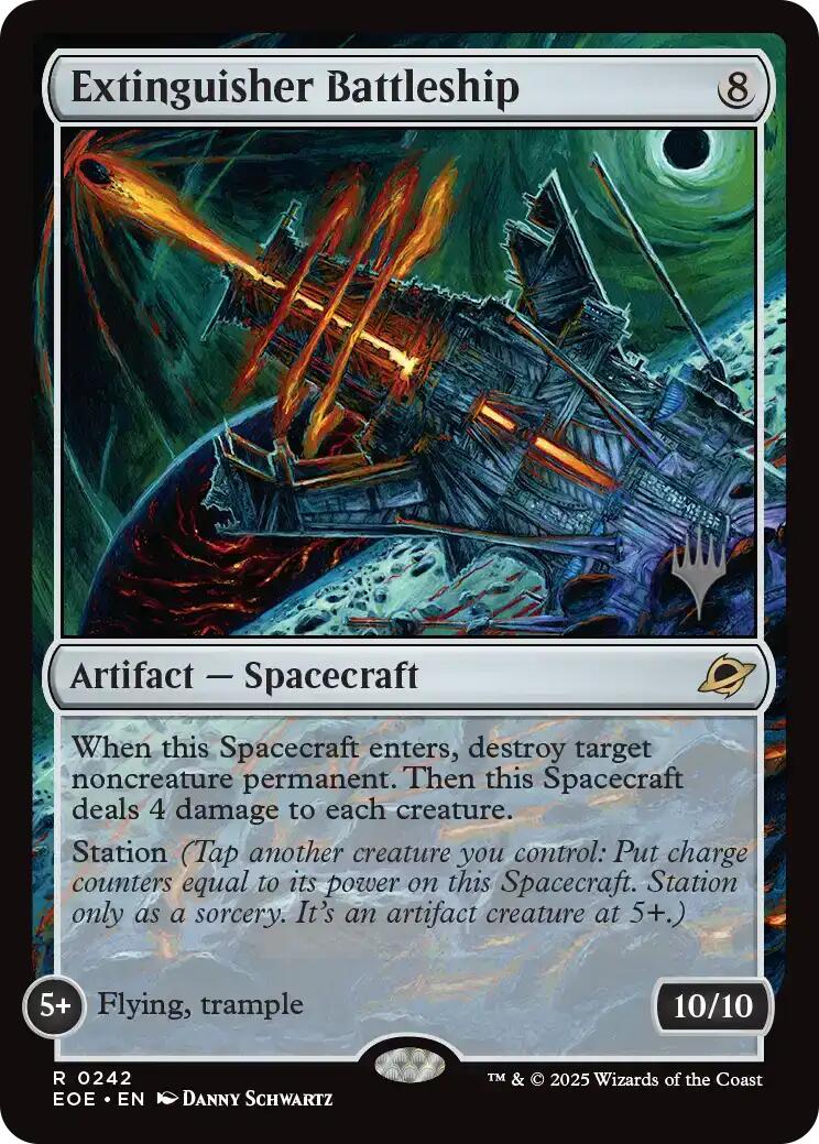 Extinguisher Battleship [Edge of Eternities Promo Pack] | Mega City Incorporated