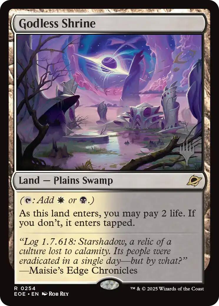 Godless Shrine [Edge of Eternities Promo Pack] | Mega City Incorporated