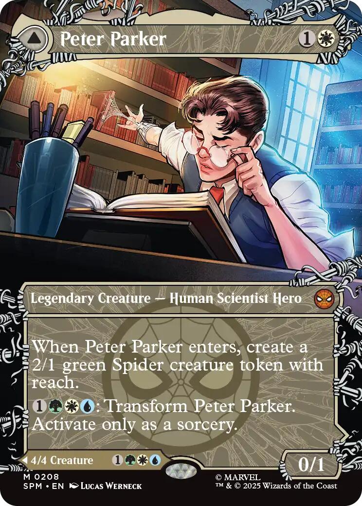 Peter Parker (0208) (Borderless) [Marvel's Spider-Man] | Mega City Incorporated