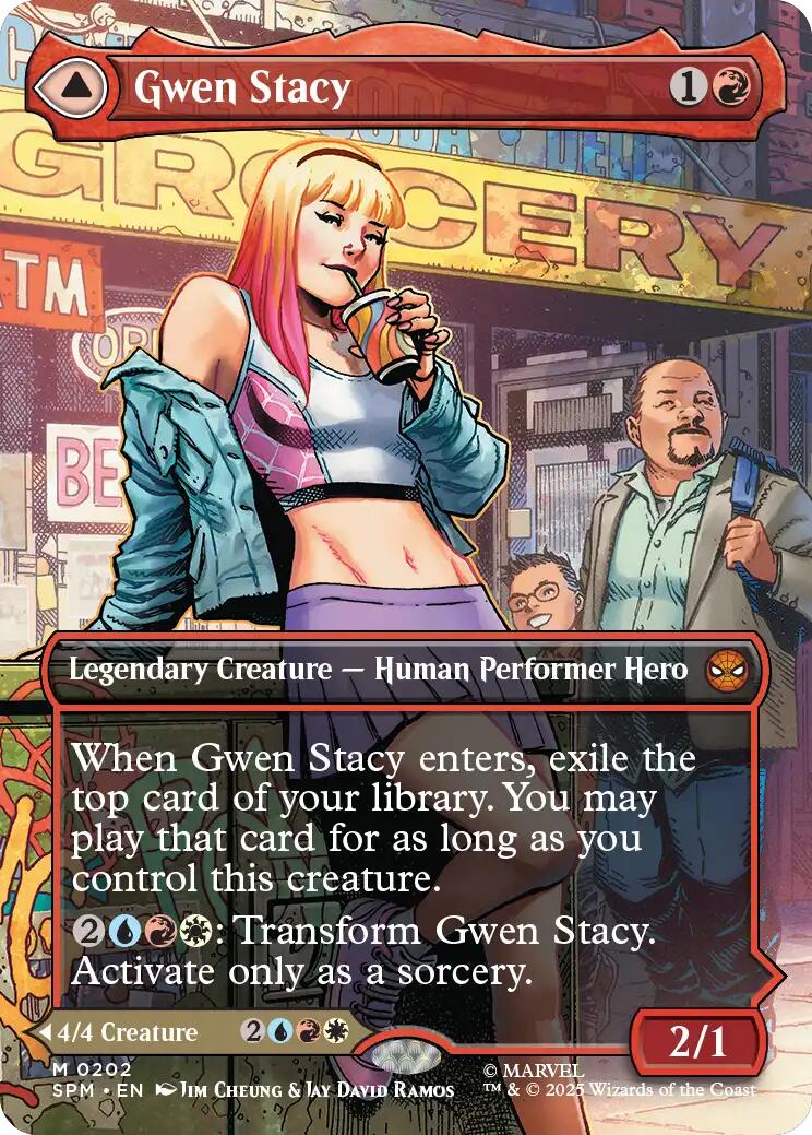 Gwen Stacy (0202) (Borderless) [Marvel's Spider-Man] | Mega City Incorporated
